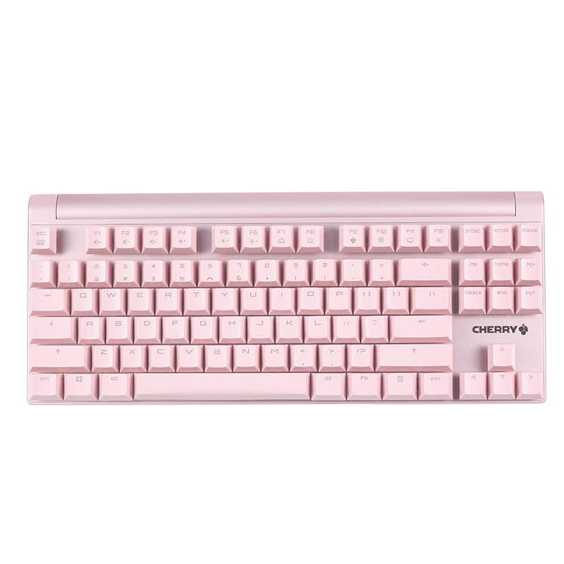 Cherry MX8.0 RGB TKL N-key Rollover Gaming Keyboard, Ergonomic Design, Pink USB  Wired Keyboard For Office And Game-Cherry MX Brown Switch