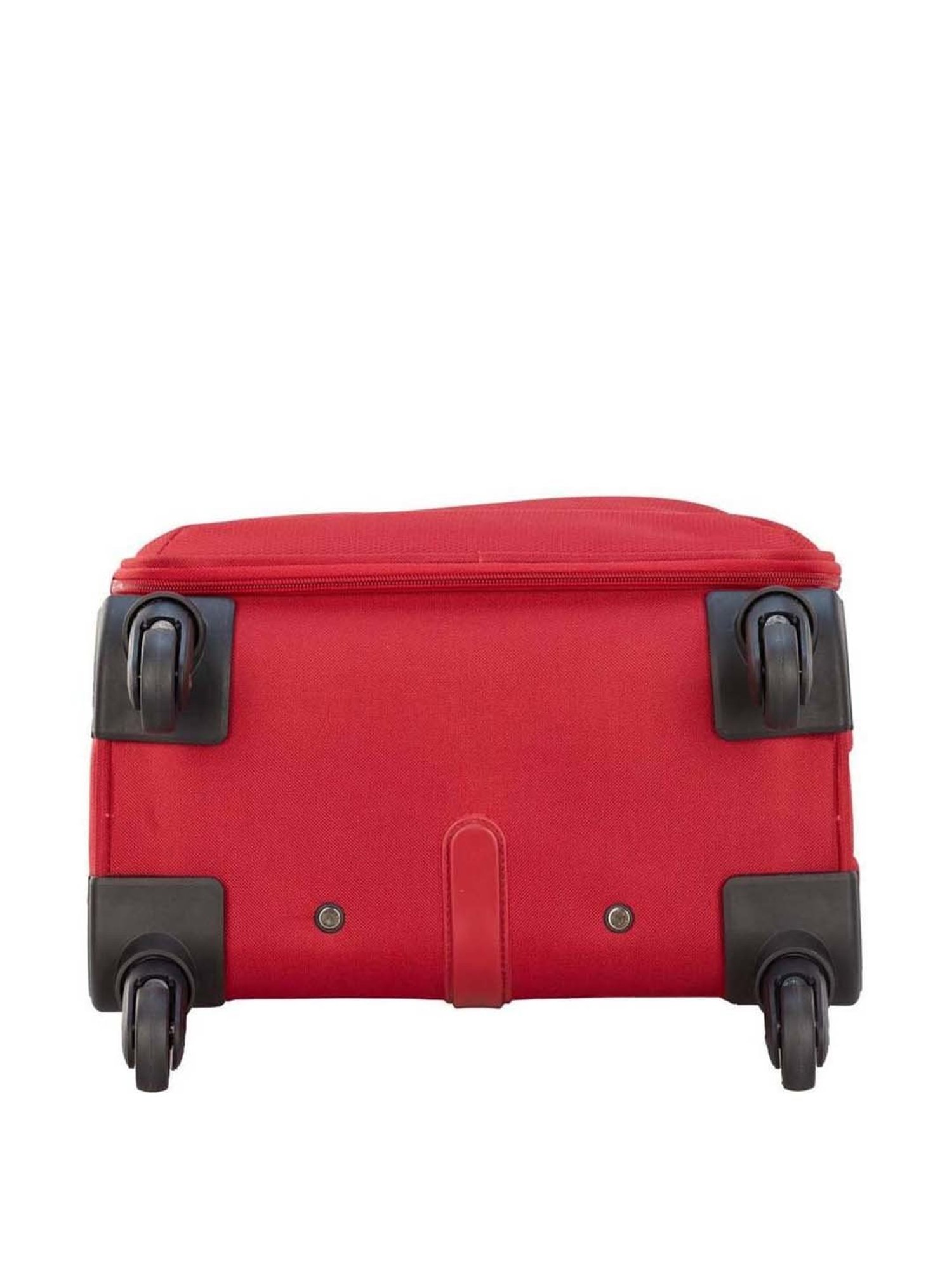 VIP Widget Red Solid Soft Small Trolley Bag - 27.5 cm