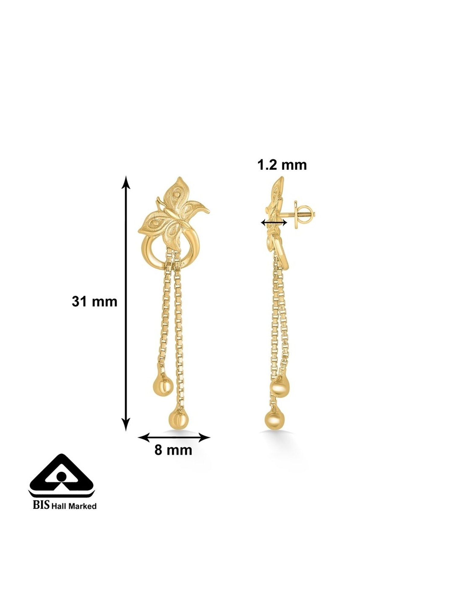 P.N.Gadgil Jewellers 22 Karat (916) BSI Hallmarked Yellow Gold