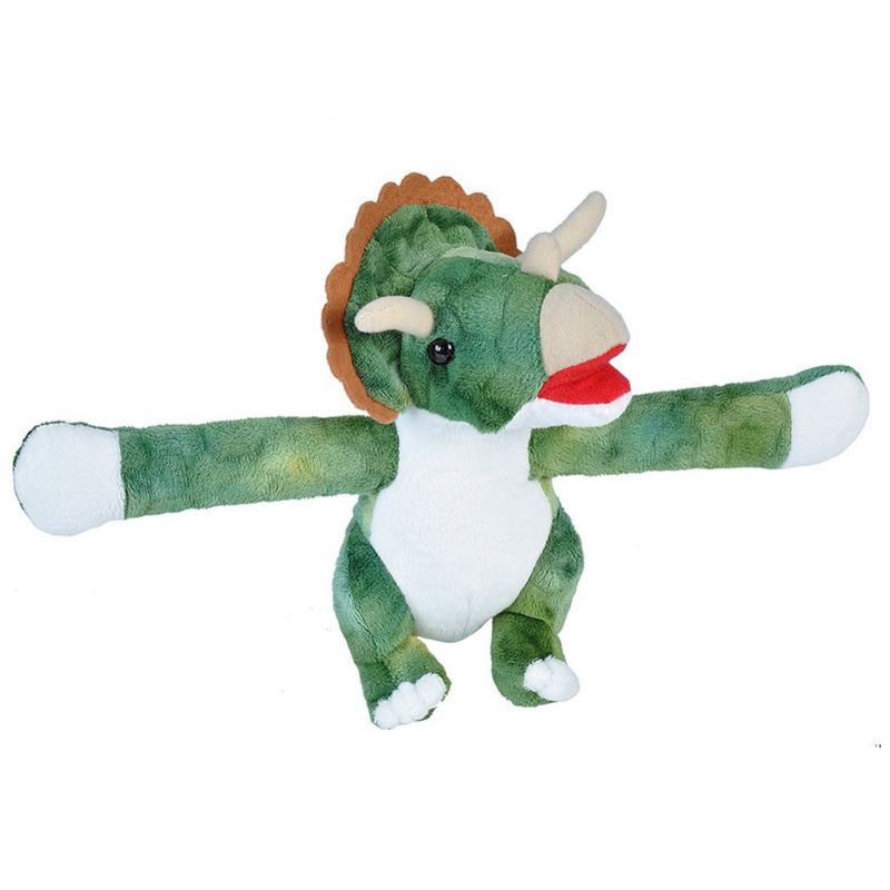 Wild Republic Huggers Plush Dino T-Rex, Pteranodon, and Triceratops