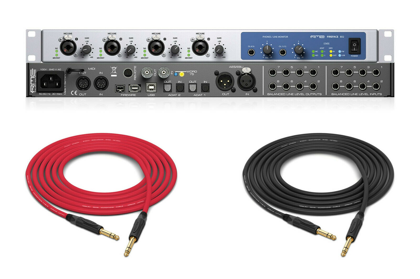 RME Fireface 802 | 30-In/30-Out Hybrid USB/FireWire Audio Interface | PALA
