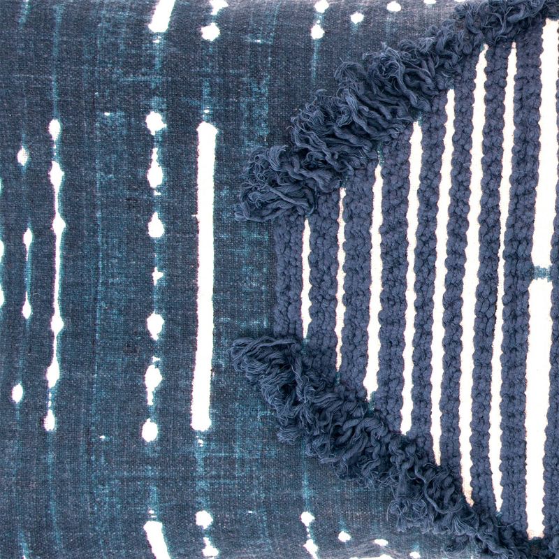 14"x26" Diamond Polyester Filled Throw Pillow Blue - Donny Osmond Home