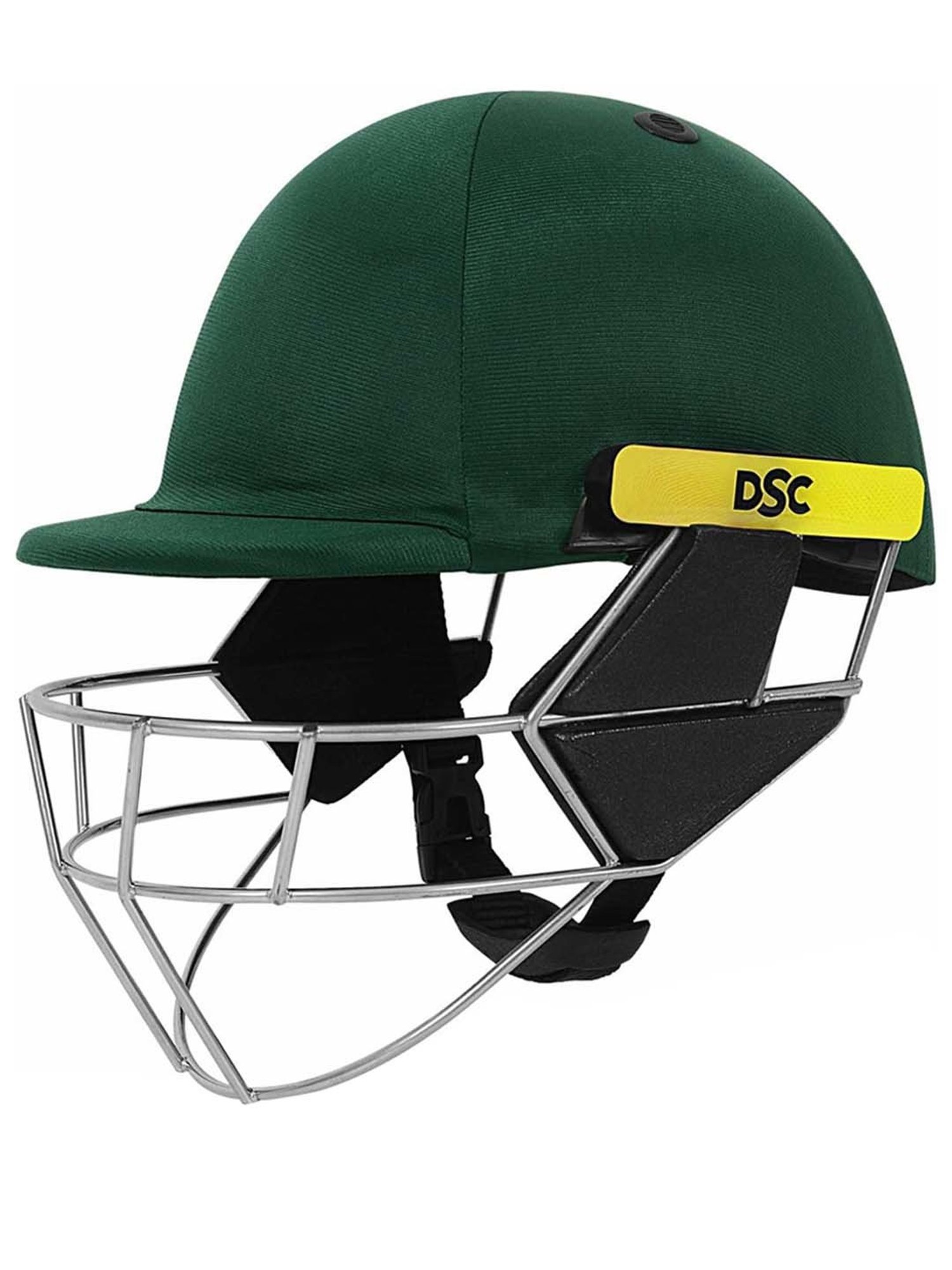DSC SCUD Premium Cricket Helmet with Neck Guard Fixed Spring Steel Grill Size - M