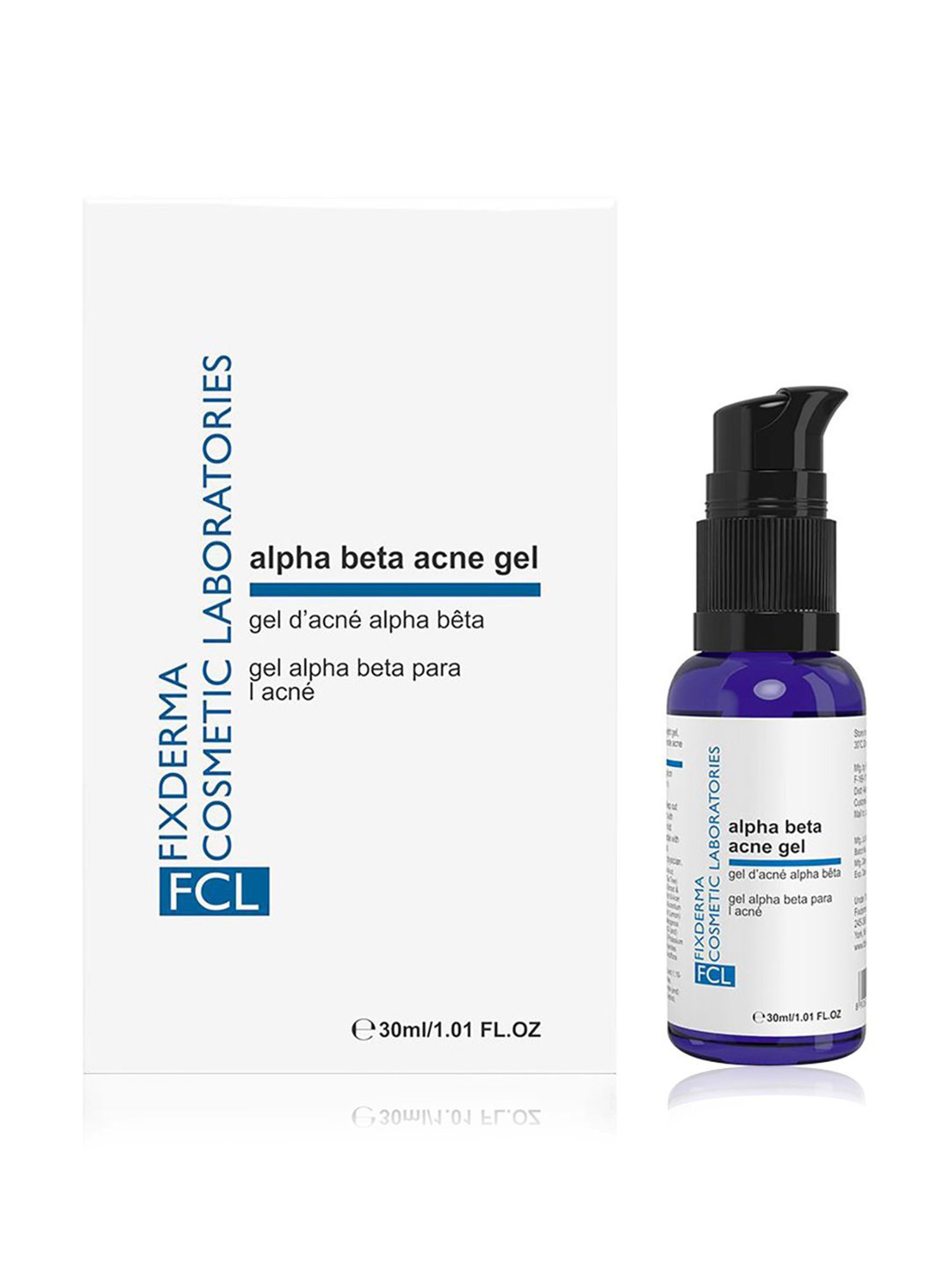 Fcl Alpha Beta Acne Gel For Acne, Unclog Pores, Blackheads Removal Gel, Spot Treatment - 30 ml