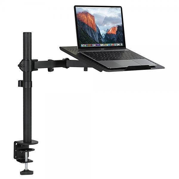 Mount-It! Laptop Desk Stand  | Fits 11"-17" Laptop Notebook Screens | Full Motion Mount