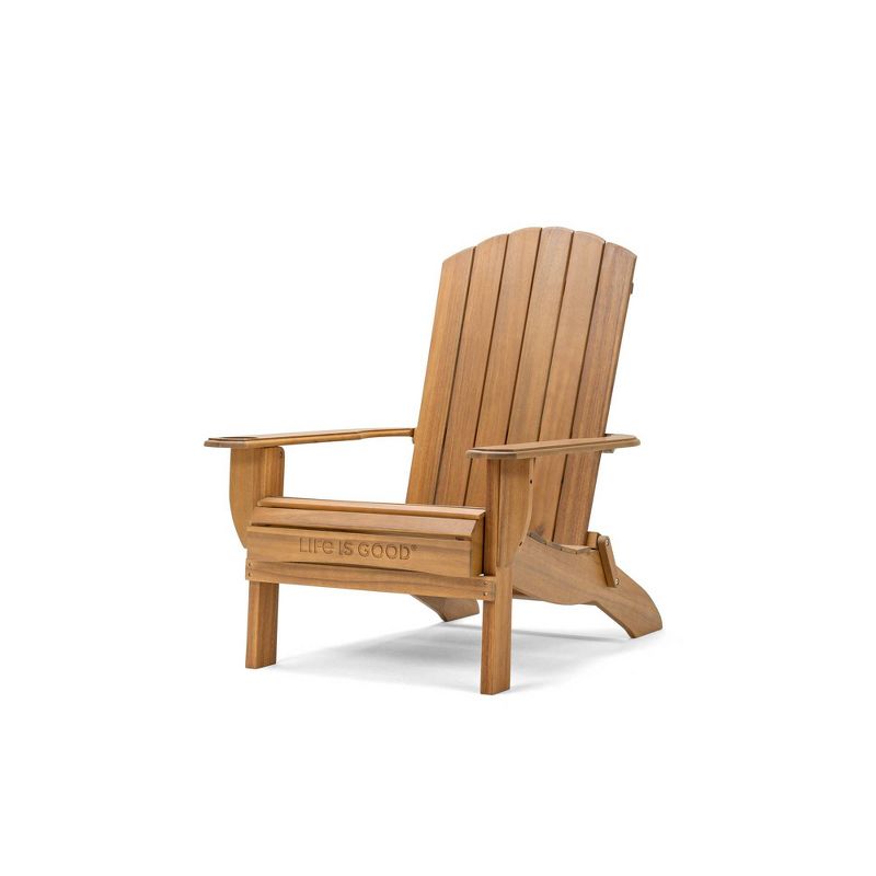 Adirondack Folding Chair Natural - Life is Good