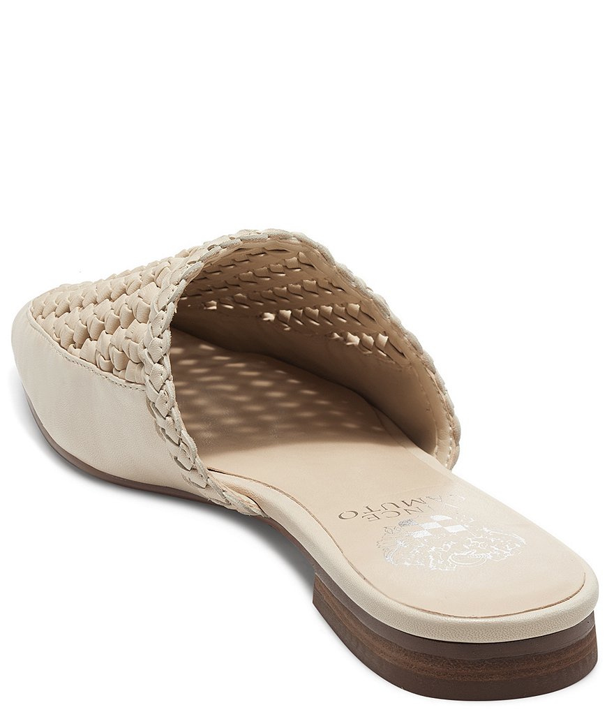 Vince Camuto Pandie Woven Leather Mules
