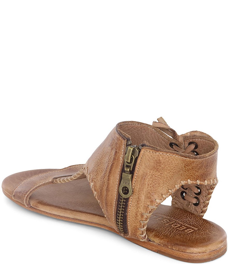 Bed Stu Nina Handwoven Leather Flat Sandals