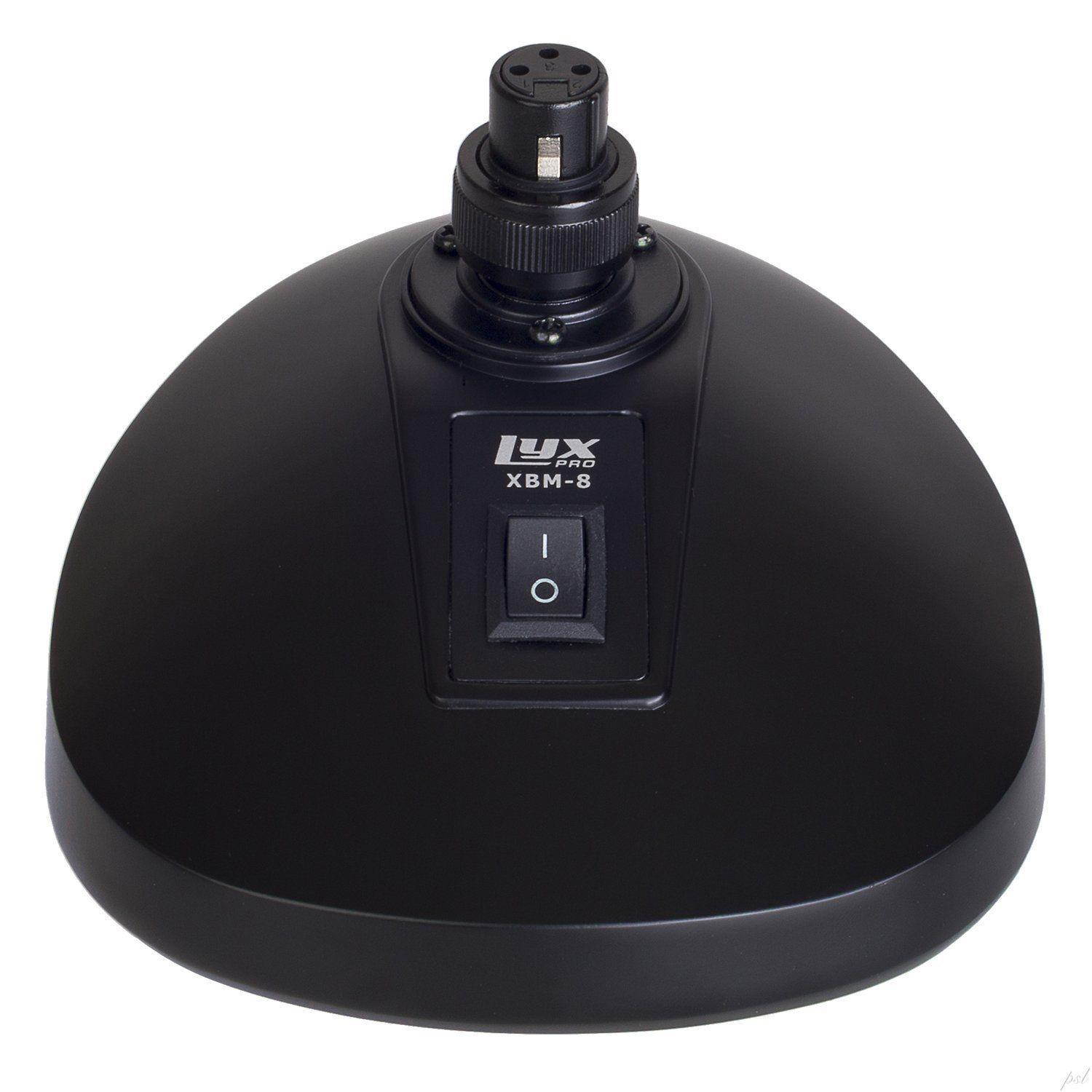 LyxPro Microphone Desktop Base XLR socket for Podium & Gooseneck Microphones