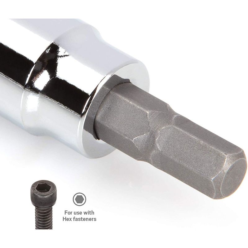 TEKTON SHB91312-D 91 Piece 3/8 Inch Drive Hex, Torx, TR Torx, Phillips, Slotted, Square Bit Socket Set with with Portable Travel Case, Silver