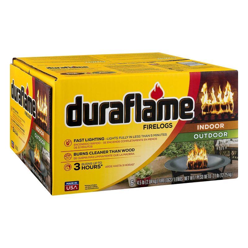 Duraflame 6pk 4.5lb Firelog