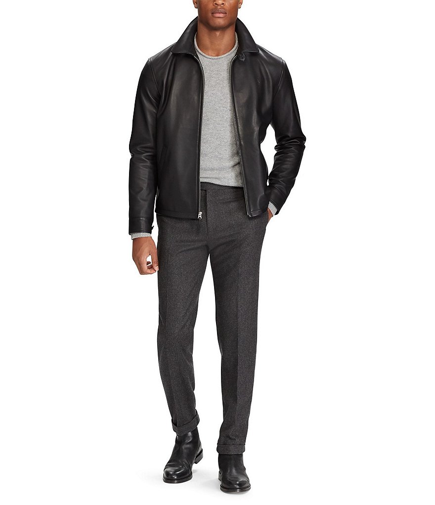 Polo Ralph Lauren Lambskin Leather Jacket