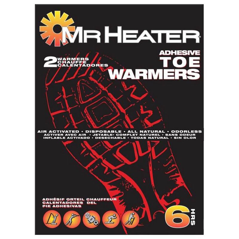 Mr. Heater Winter Disposable Chemical Adhesive Foot Toe Warmers Box, 30 Pair