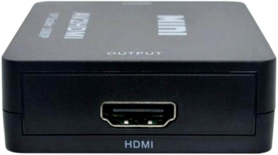 Homyl 1080P Mini HDMI to 3RCA Composite Video AV Converter Adapter TV PS3 VHS VCR