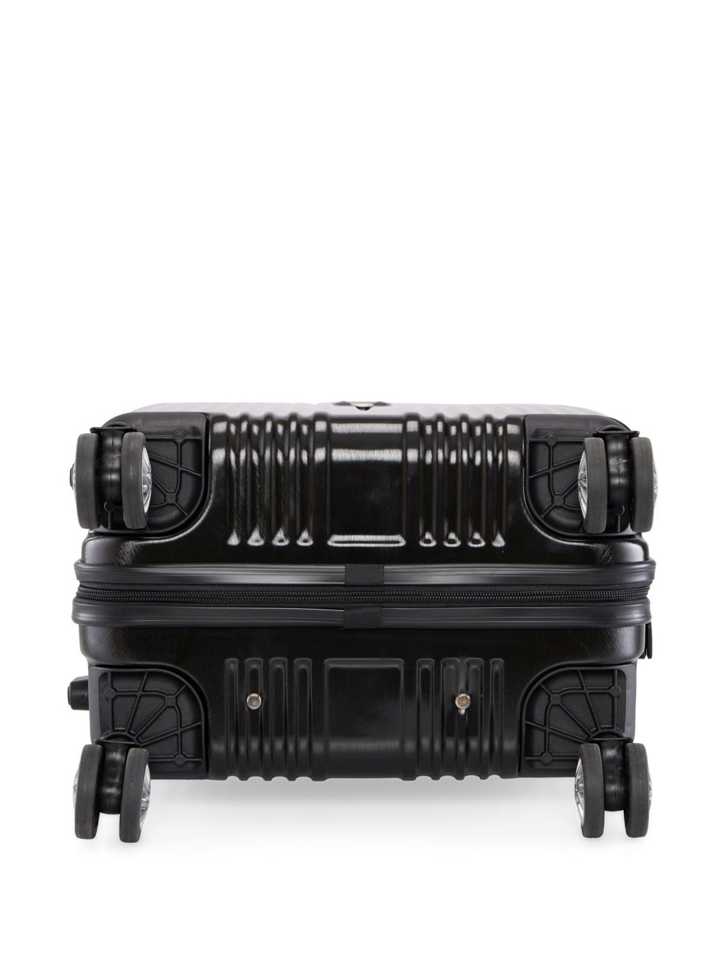 Baomi Solid Gold Black Hard 22" Cabin Luggage