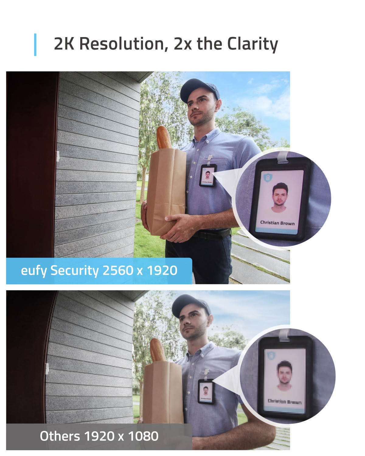 eufy Security Wi-Fi Video Doorbell, 2K Resolution, Real-Time Response, No Monthly Fees, Secure Local Storage, Free Wireless Chime (Requires Existing Doorbell Wires, 16-24 VAC, 30 VA or above)