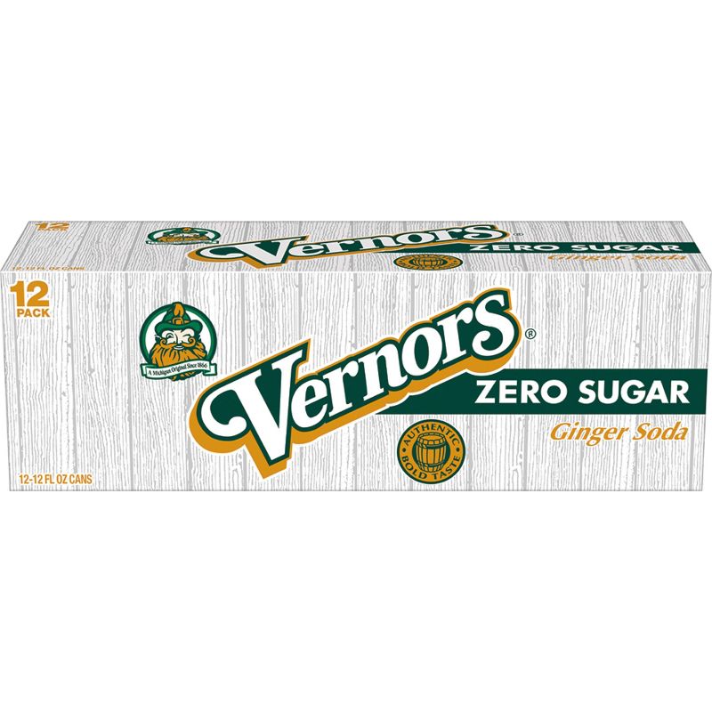 Diet Vernors Ginger Soda - 12pk/12 fl oz Cans