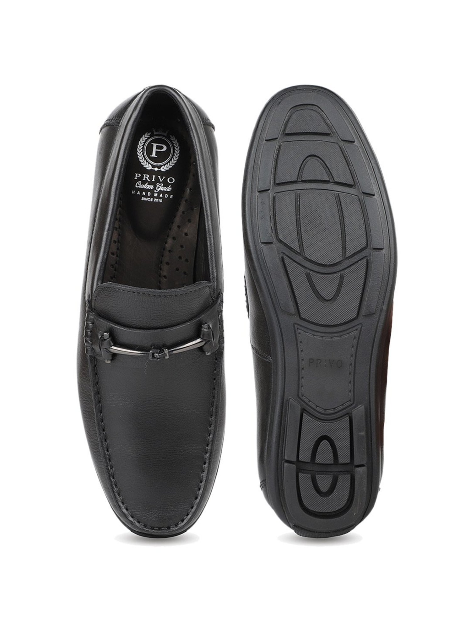 Privo by Inc.5 Men's Black Formal Loafers