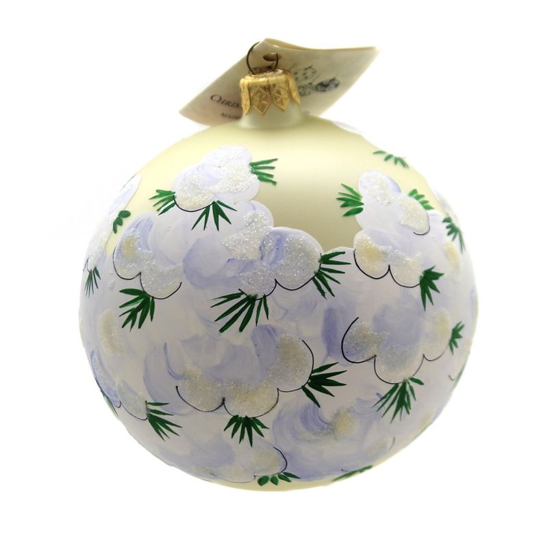 Christina's World 4.0" Santa & Bambi Christmas Ornament  -  Tree Ornaments