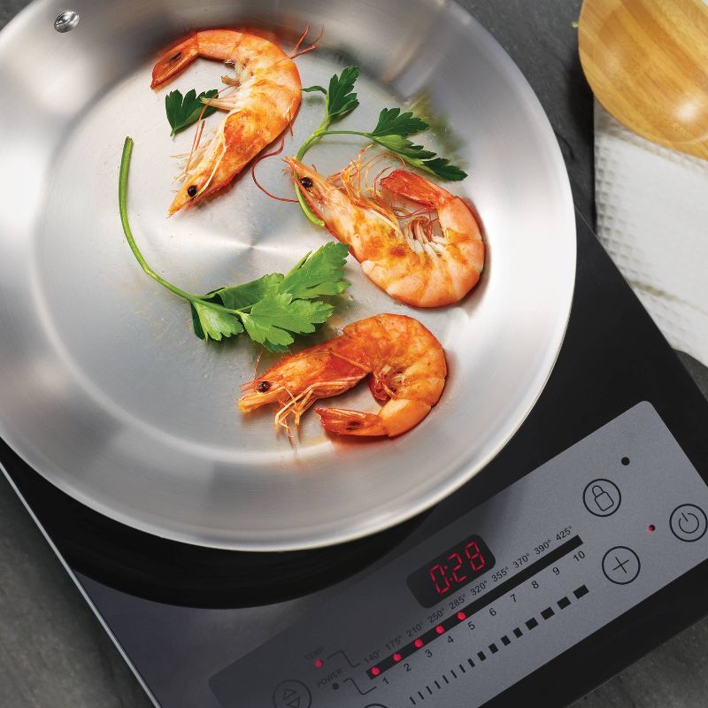 Tramontina Gourmet Tri-Ply Clad Induction-Ready Stainless Steel 8 pc Cookware Set