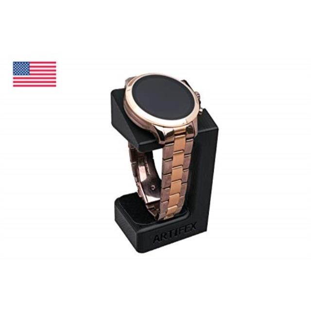 Artifex Design Stand Configured for 2018 Michael Kors Access Runway Connected HR Smartwatch Charging Stand, Artifex Charging Dock Stand, Will NOT FIT Previous 2017 (Last Gen) Non HR Model