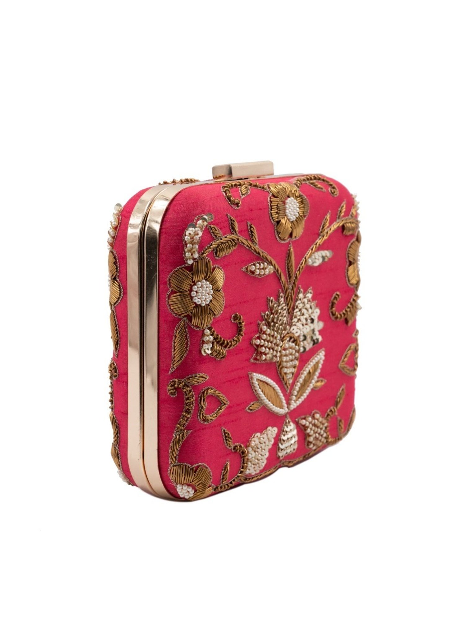 Sugarcrush Red Luxury Embroidered Small Clutch