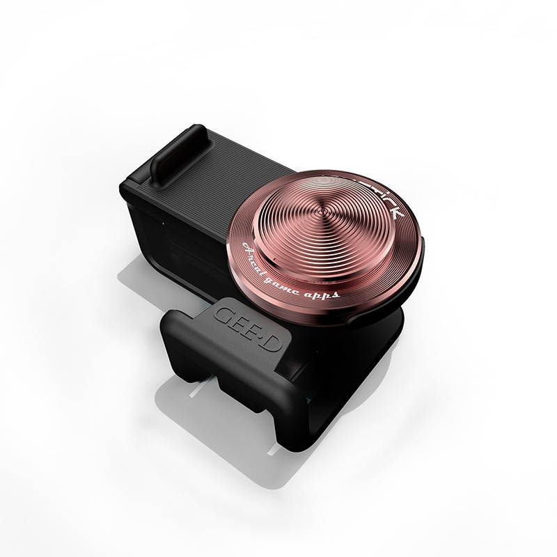 GEED J039 Game Controller Joystick Sucker Stick Shooter Button Fire Trigger for iPhone Android Mobile Phone Tablet for iPad PUBG Games