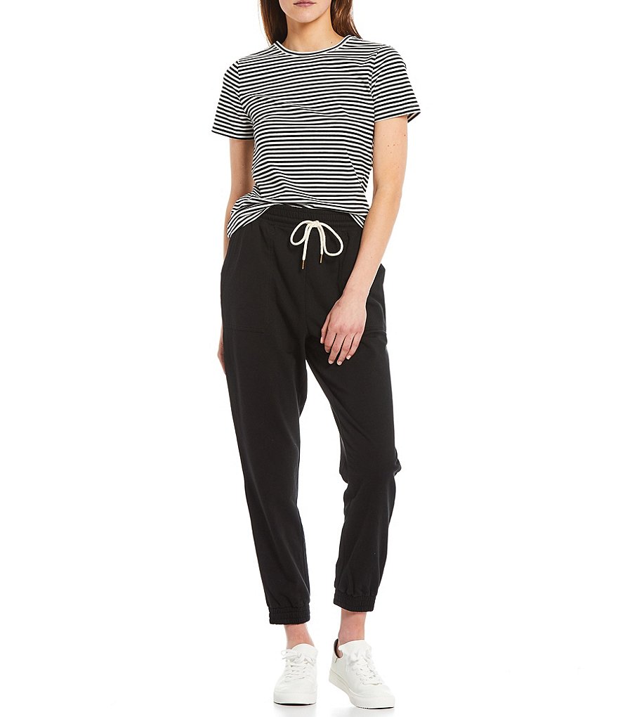 A Loves A Athleisure French Terry Knit Jogger Pant