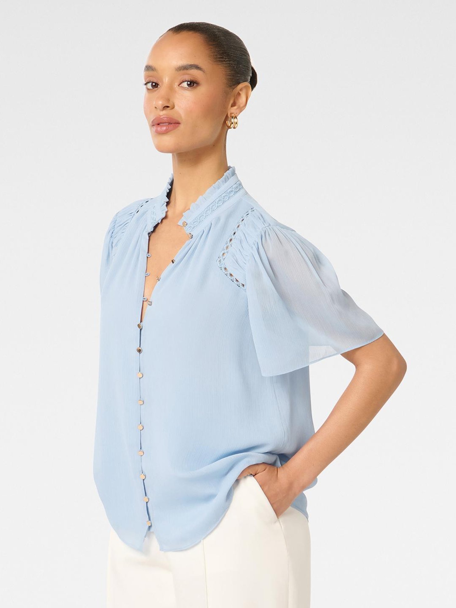 Forever New Georgie Petite Trim Insert Top