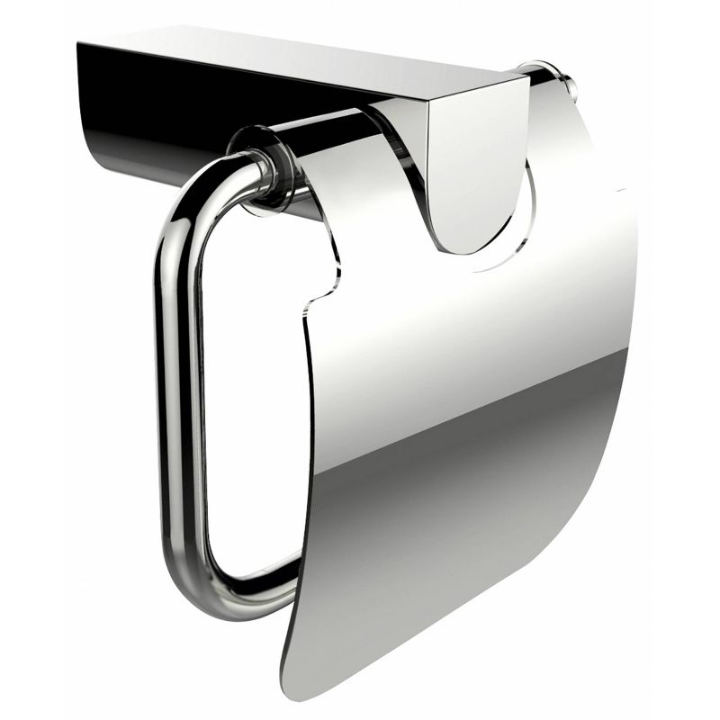 5.67" Brass Constructed Rust Resistant Toilet Paper Holder Chrome - American Imaginations