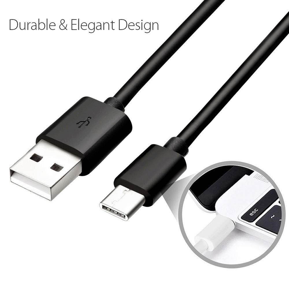 CMPLE USB Cable 2.0 USB-A to USB-C (USB Type C) Data Charge Cable, 10 Feet, Black