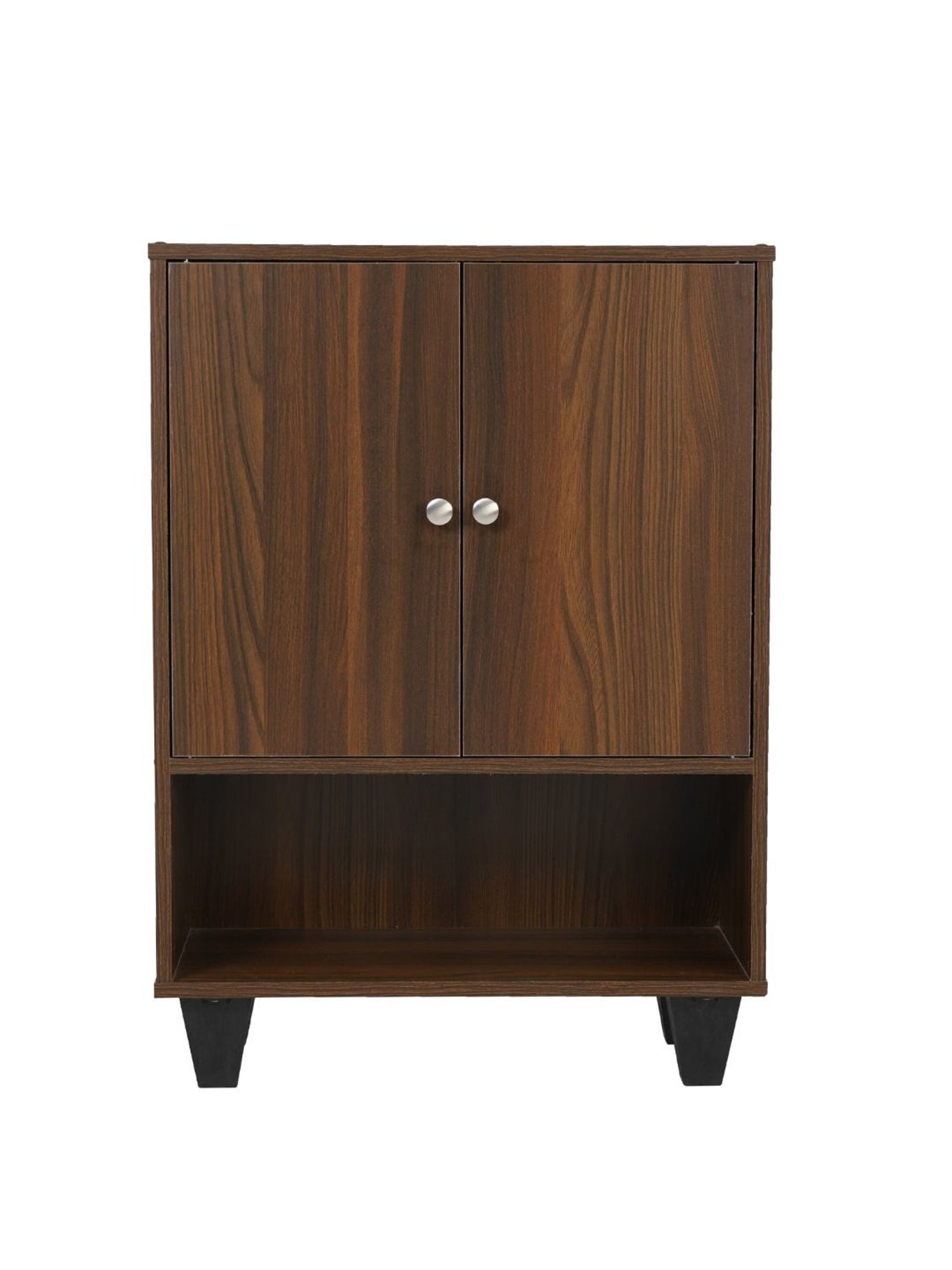 @home Astero Walnut Brown Engineered Wood Shoe Cabinet