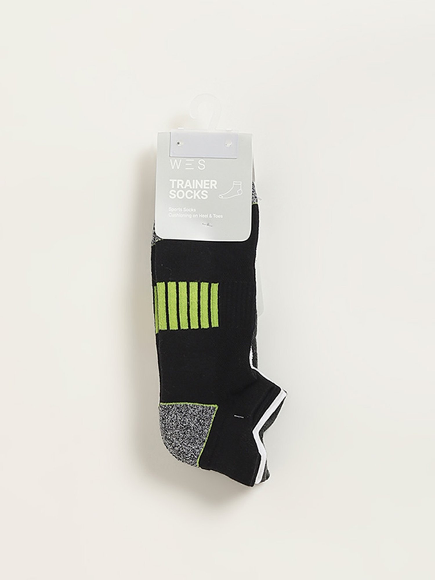 WES Lounge by Westside Multicolor Printed Trainer Socks - Pack of 3