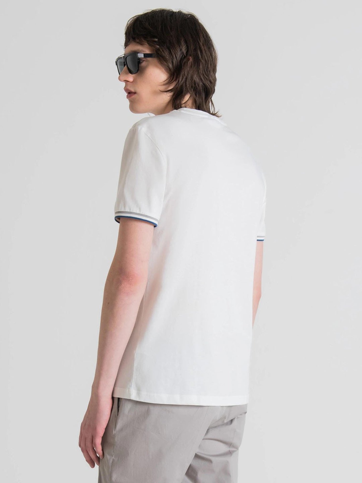 Antony Morato Beige Slim Fit T-Shirt