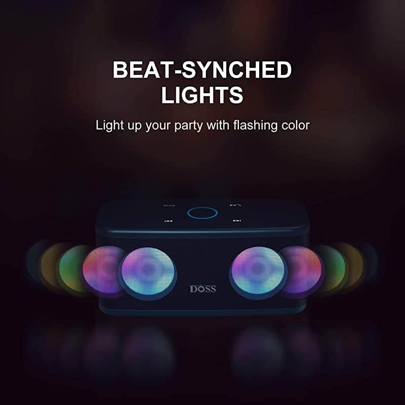 Bluetooth Speakers,  SoundBox Plus Portable Wireless Bluetooth Speaker with 16W HD Sound and Deep Bass, Wireless Stereo Pairing, 20H Playtime, Wireless Speaker for Home, Outdoor, Travel -Black