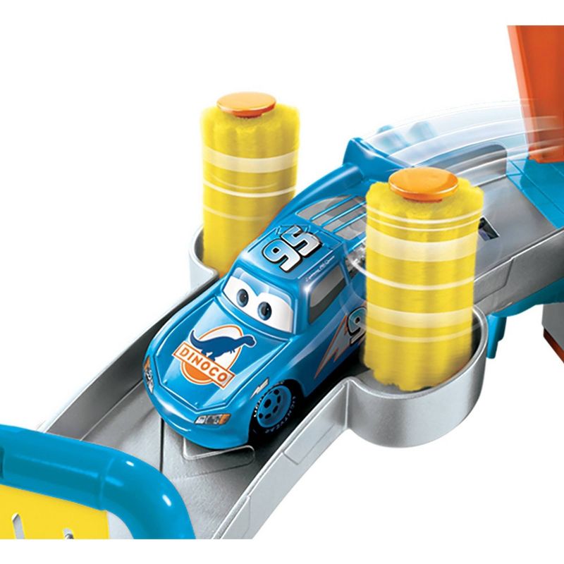 Disney Pixar Cars Color Change Dinoco Car Wash Playset