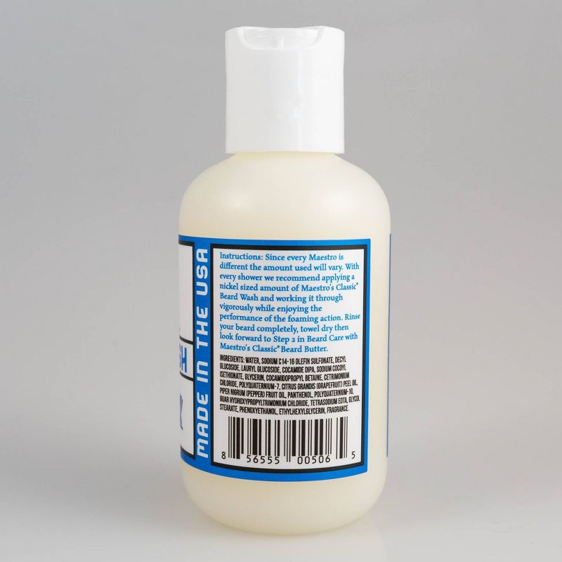 Maestro's Classic Mark of a Man Blend Beard Wash - 4 fl oz