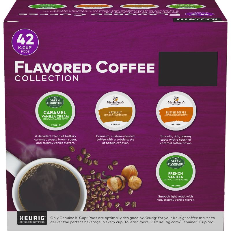 Keurig Flavored Coffee Collection Keurig K-Cup Coffee Pods Variety Pack Medium Roast - 42ct