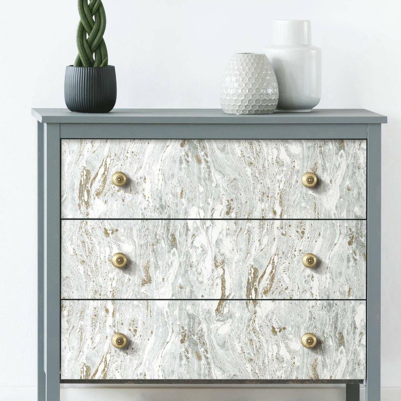 RoomMates Marble Seas Peel & Stick Wallpaper