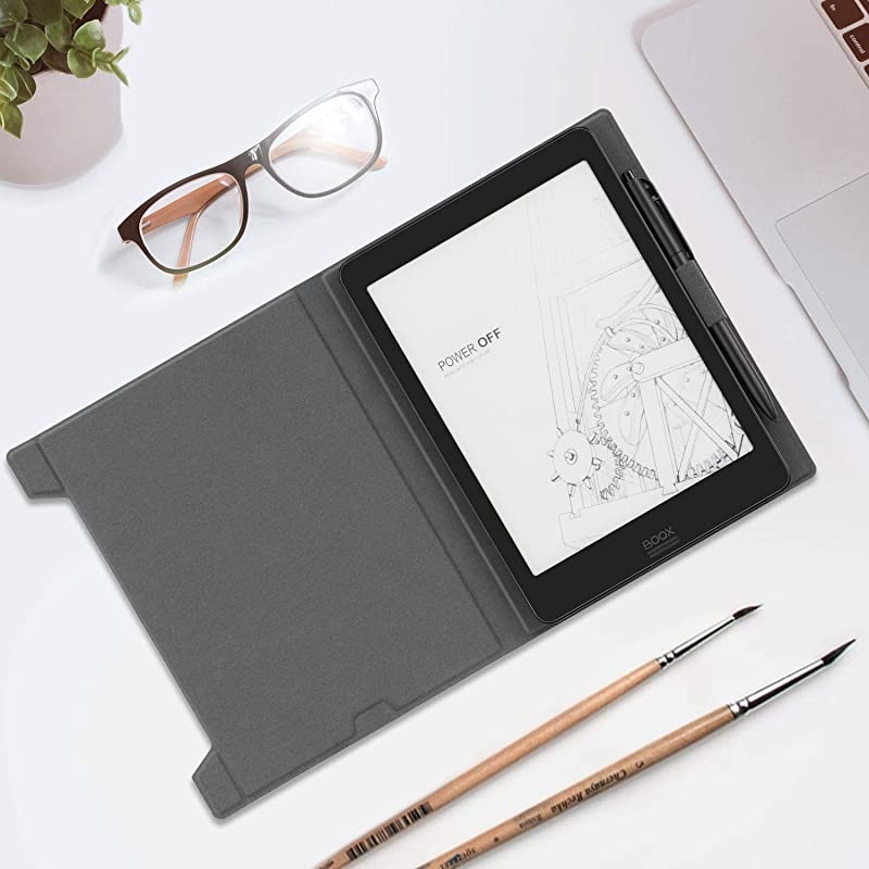 Skin Touch Feeling NonFolding Case for BOOX Nova3 78 BOOX Nova2 78 BOOX Nova Pro 78 EReaderPremium PU Leather Lightweight Coverwith Pencil Holder and Auto SleepWake Function