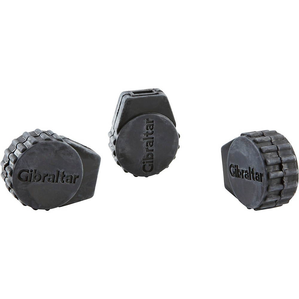 Gibraltar Round Rubber Feet - 3 Pack