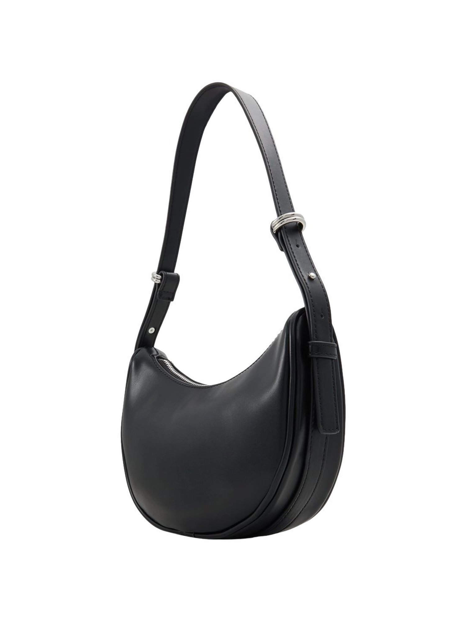 Call It Spring Black Rivets Small Shoulder Handbag