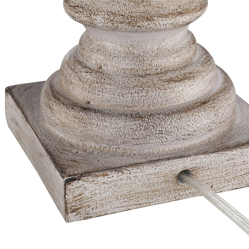 Regency Hill Patsy Beige Washed Black Shade Table Lamps Set of 2