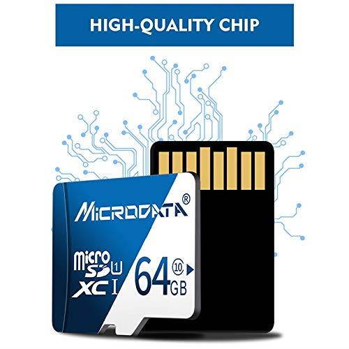 Alice Zeng 64GB U3 Blue and White TF (Micro SD) Memory Card