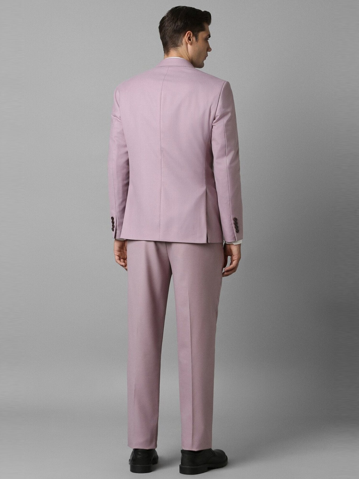 Parx Black Regular Fit Two Piece Suit