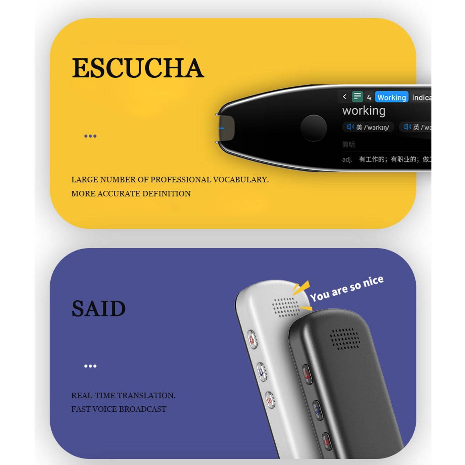 U100 Wifi Scan Translation Learning Dictionary Pen, CN Version