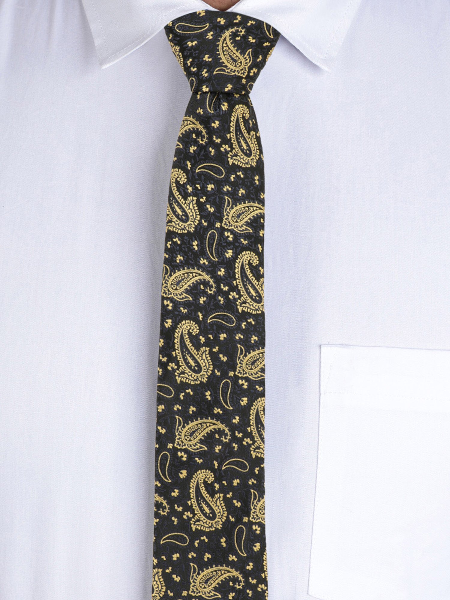CHOKORE Red and Yellow Checks Tie