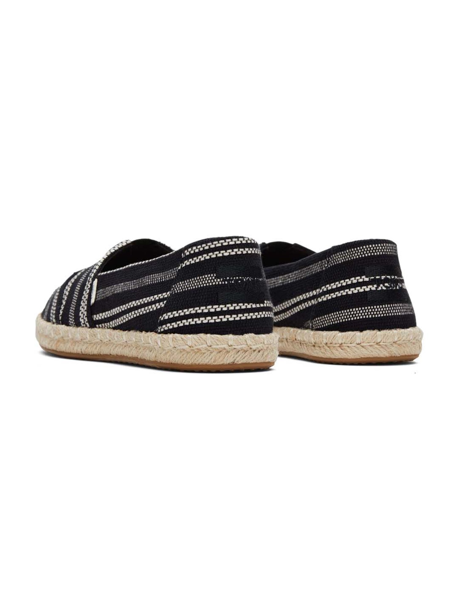 TOMS Women's Alpargata Rope Black Espadrille Shoes