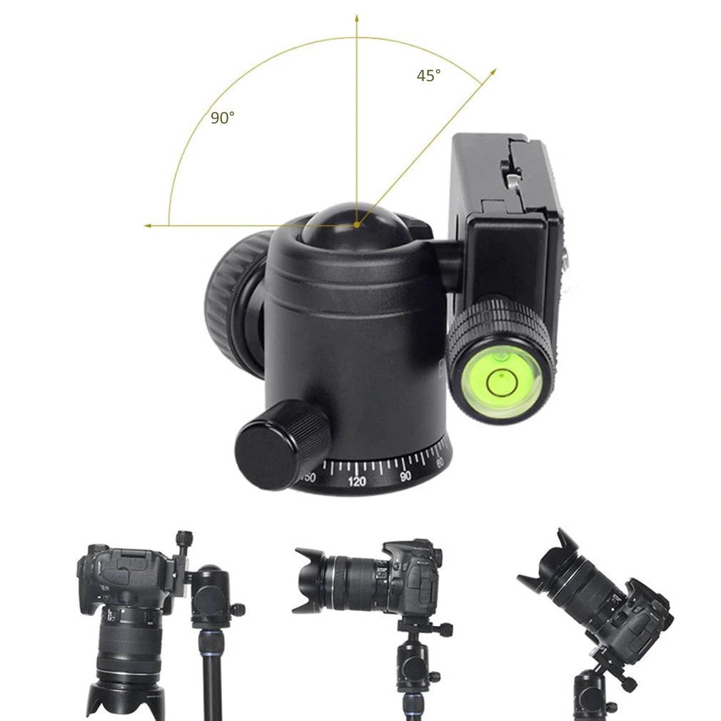 Camera Accessories Portable photo Camera Video Tripod heads mount ballhead 360 degree rotating Panoramic ball head