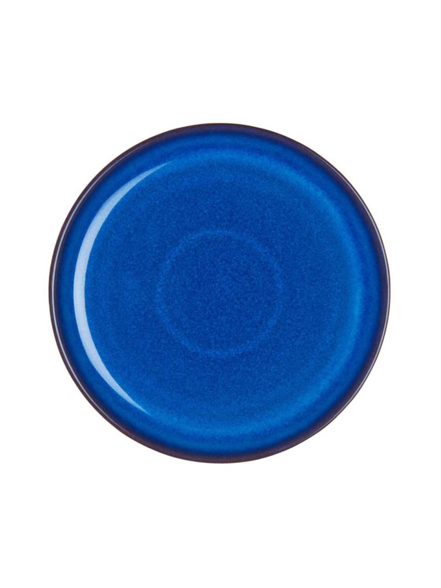 Denby 'Imperial' Navy Stoneware 21 cm Coupe Plate - Set of 1